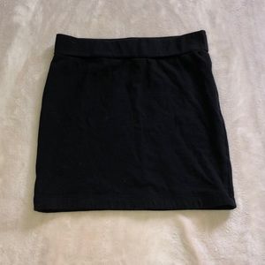 Black pencil skirt